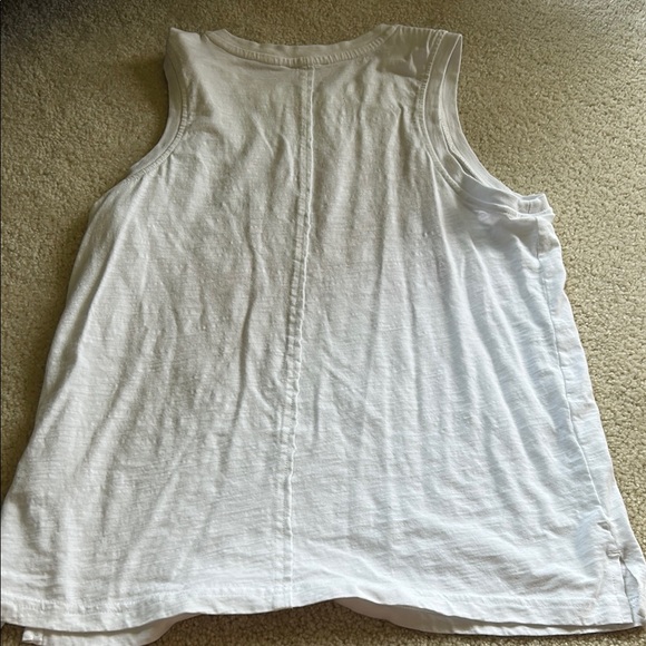 Maurices White Tank Top with Red Print - Picture 3 of 3